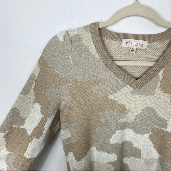 Philosophy Tan Camo Super Soft Sweater - Picture 4 of 11